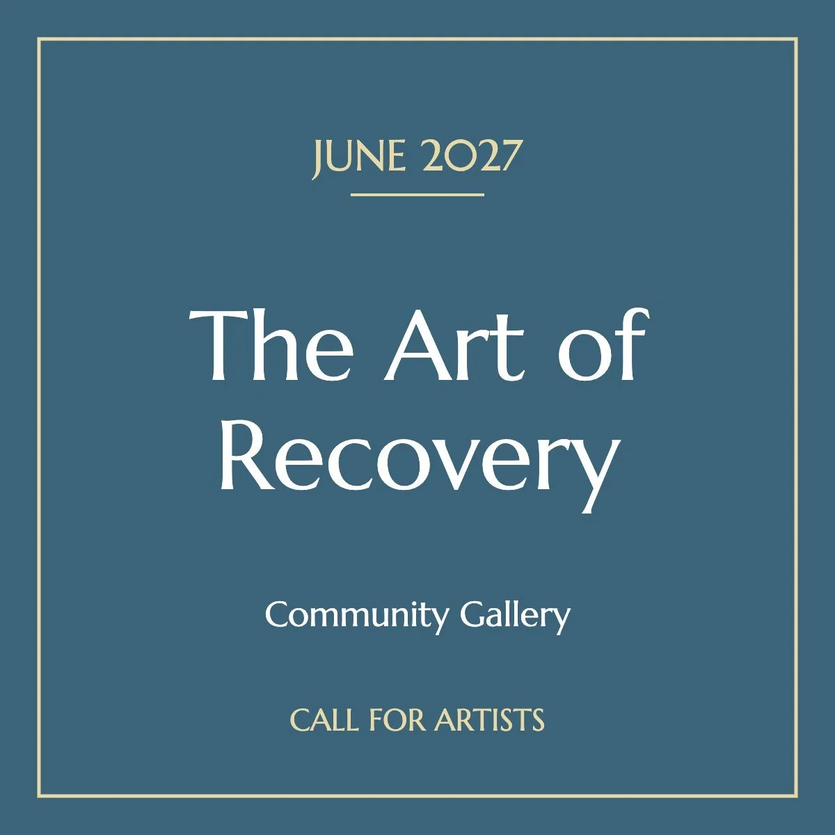 The Art of Recovery | June 2027