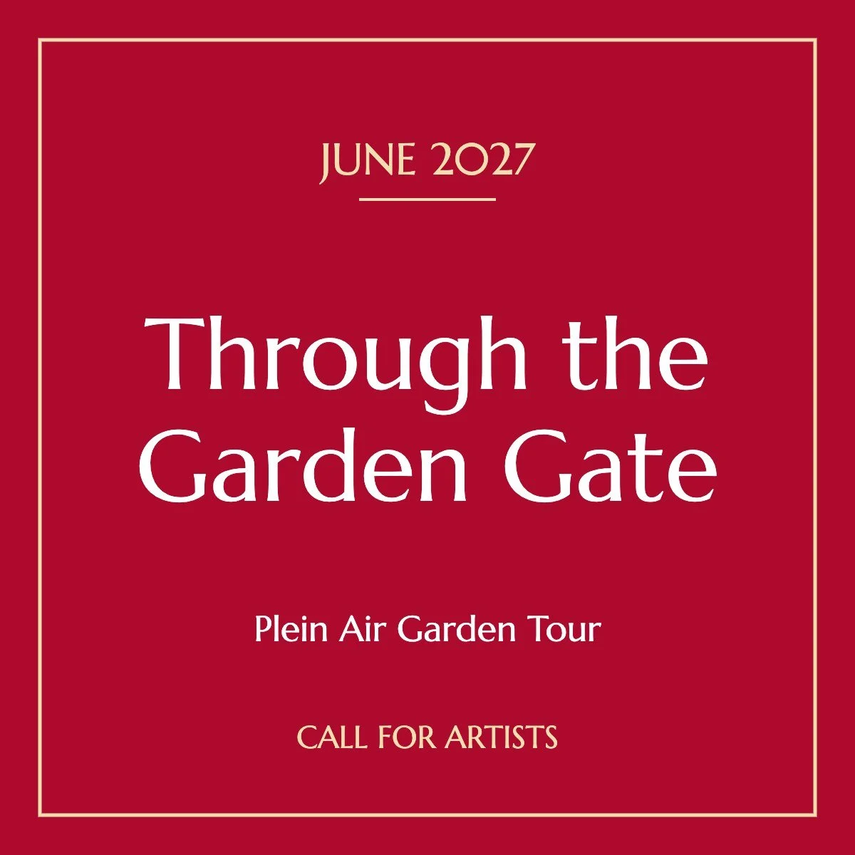 Through the Garden Gate | June 2027