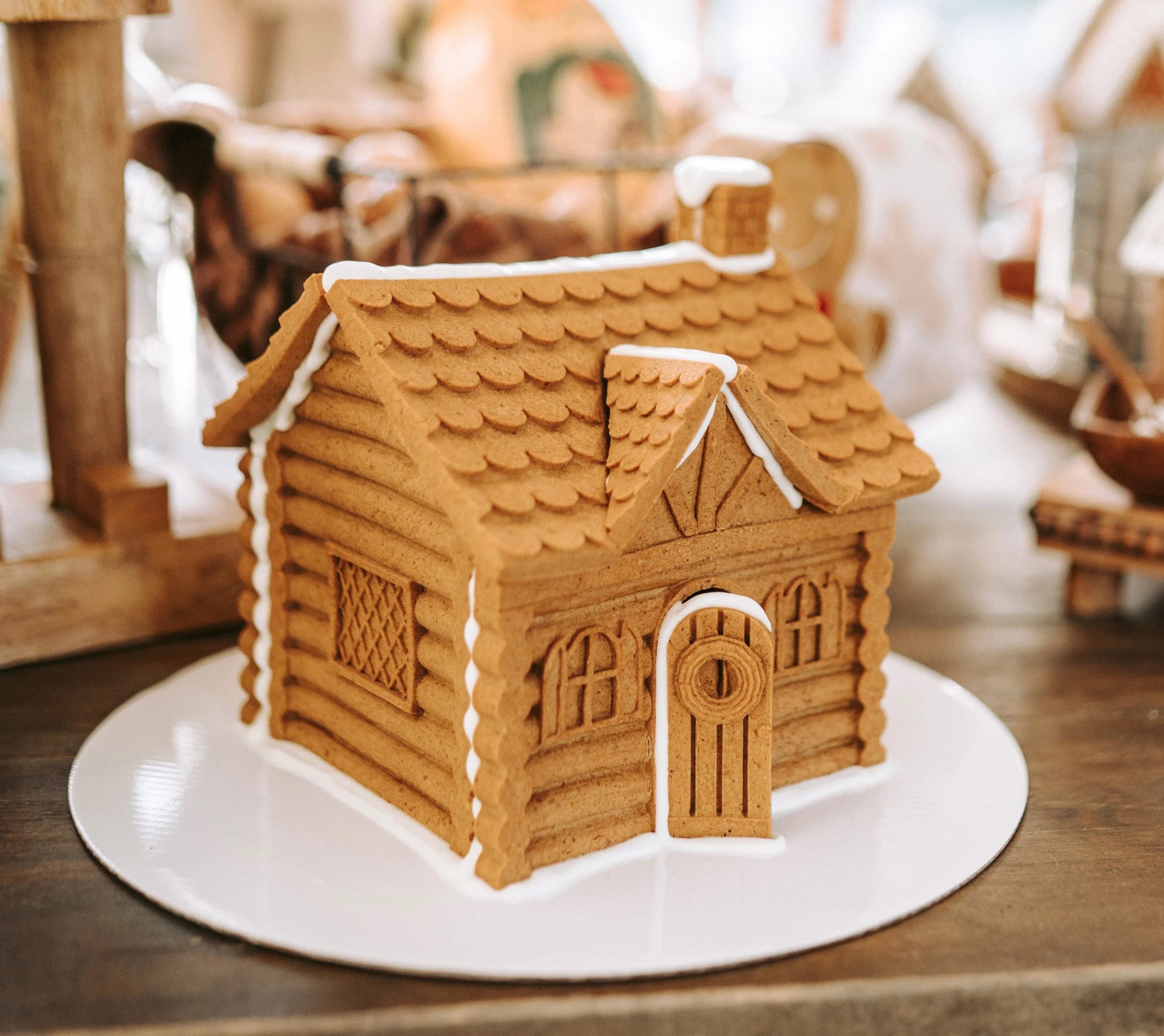 Family Gingerbread House Decorating