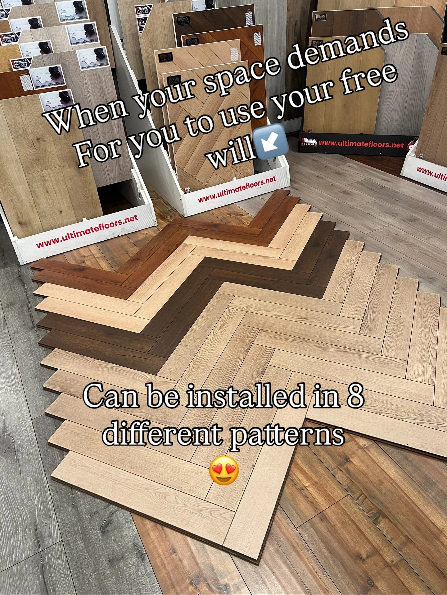 ✨ Design meets durability! ✨
Meet the Aqua Armor Tech Craft Herringbone Collection by Ultimate Floors &mdash; a true showstopper in 5 stunning colors.

Engineered with quadruple moisture wax edge protection and backed by a 30-year residential warrant