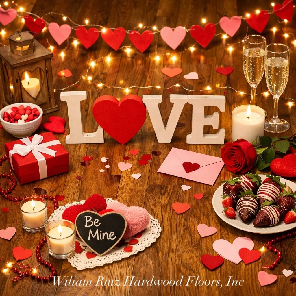 Love is in the air&hellip; and under your feet ❤️
Happy Valentine&rsquo;s Day 🫶🏽

Nothing sets the mood like warm, natural hardwood flooring. Durable. Timeless. Romantic.
Whether it&rsquo;s date night, family night, or just a cozy night in &mdash; 