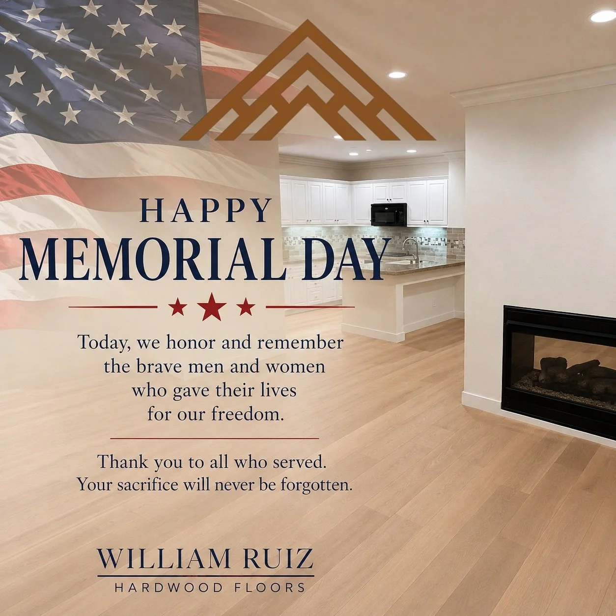 This Memorial Day, we pause to honor the brave men and women who made the ultimate sacrifice for our freedom. 🇺🇸
As we remember those who served our country, we also celebrate the homes and families they fought to protect.
Wishing everyone a safe a