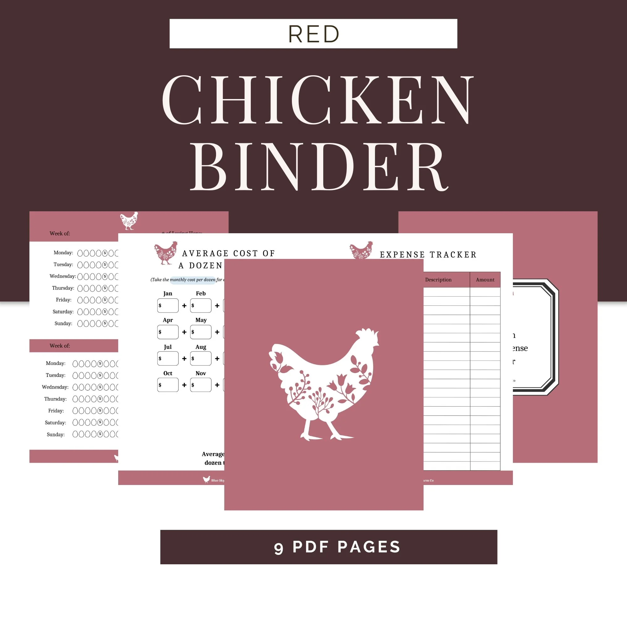Chicken Binder | Red