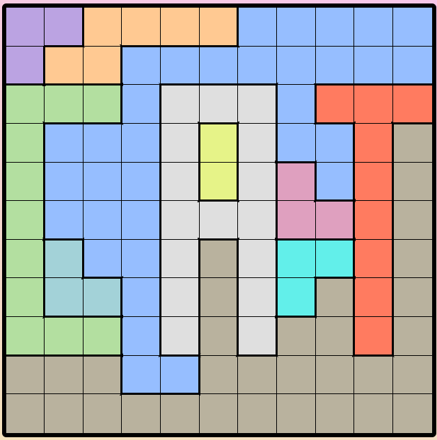 LinkedIn Queens Game Solver