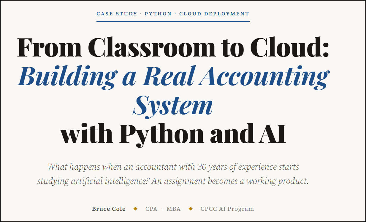 Building a Real Accounting System