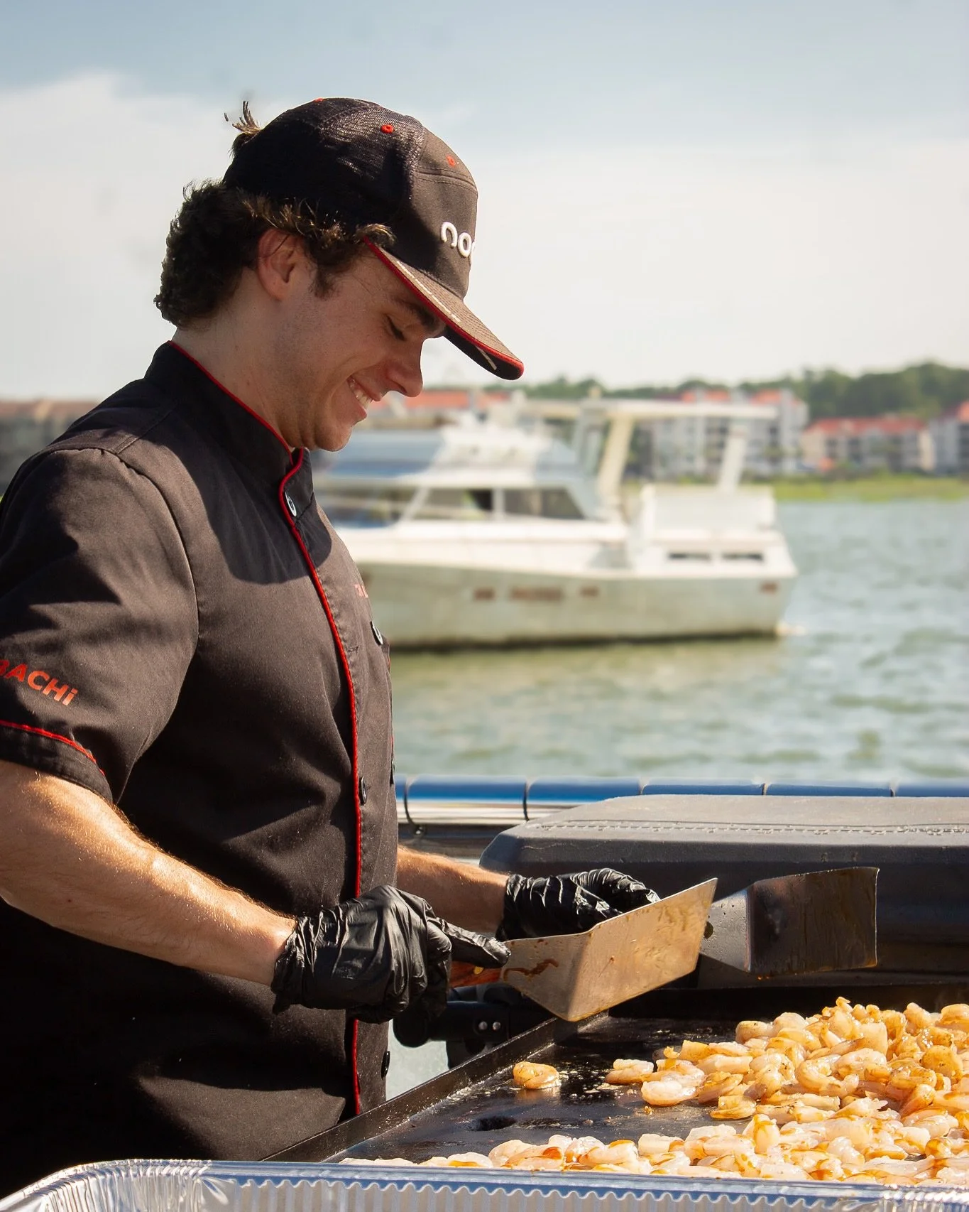 Dinner plans? Choose from your hibachi favorites:

Steak, chicken, shrimp, fried rice, veggies &amp; salad - all gluten free &amp; served fresh on the water 🍛🥢

Check out our website or call for upcoming availability🔥

#hiltonhead #southcarolina #