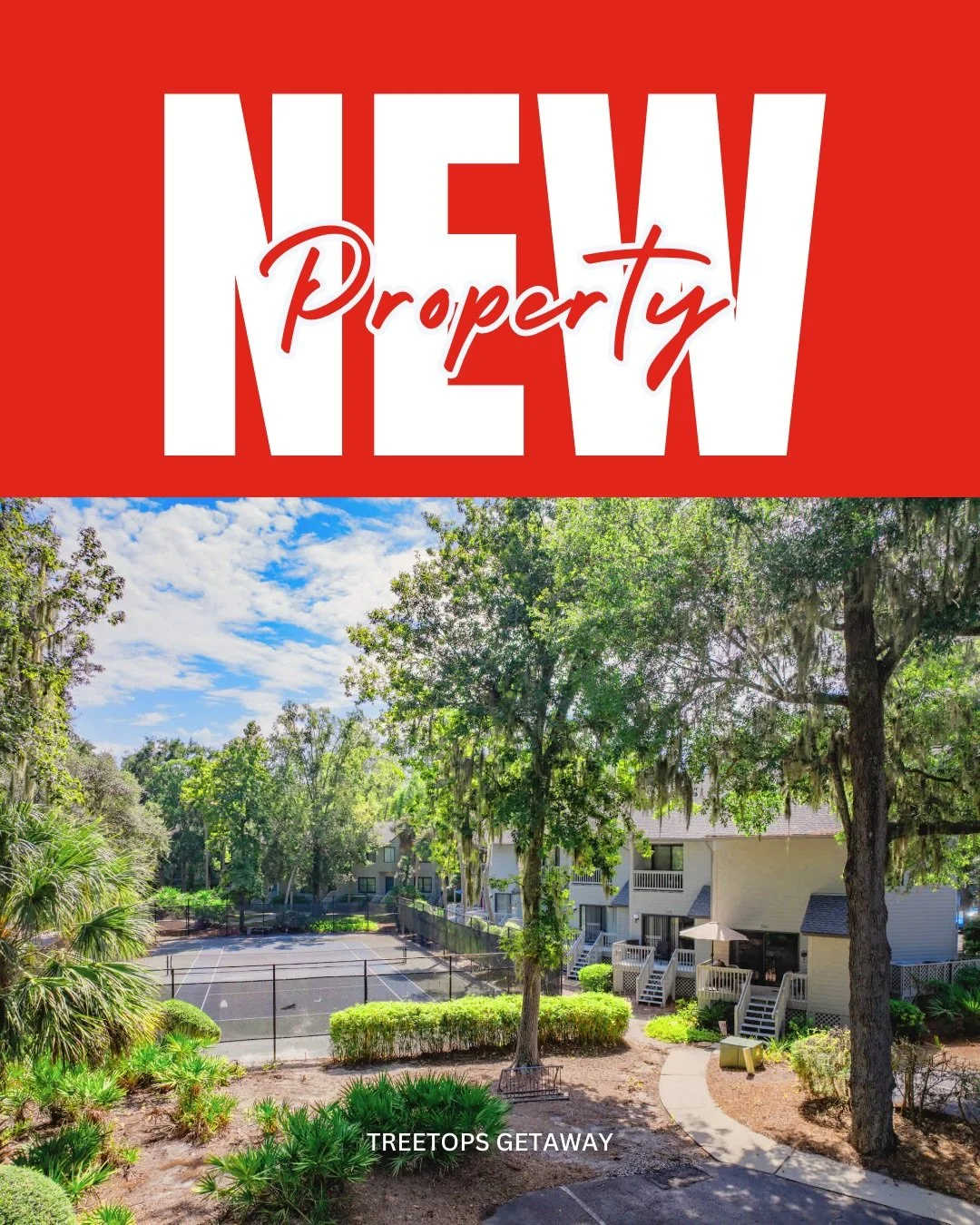 Newww property alert 🚨
3 BR | 2.5 BA | Sleeps up to 8

Tucked inside Treetops Villas near South Forest Beach - aka one of the best locations on the island. Now live! 

#hiltonhead #southforestbeach #newproperty #airbnb #colignybeach