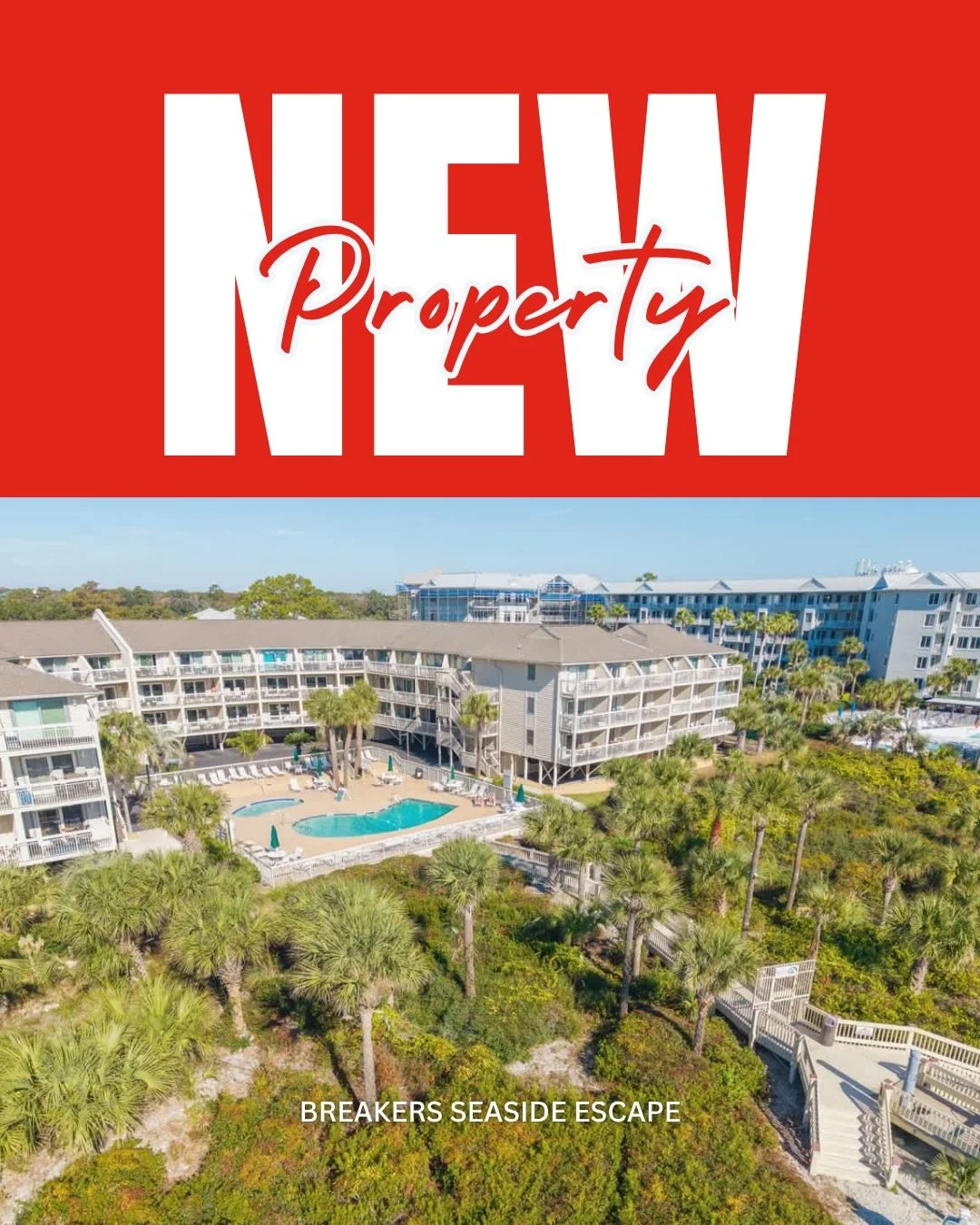 🚨 BREAKING new property - check out the newest addition to our lineup in the Breakers complex right on Coligny Beach!

1BR | 1BA | Up to 6 guests - available on our website and other platforms!

#hiltonhead #airbnb #newproperty #beachvacation