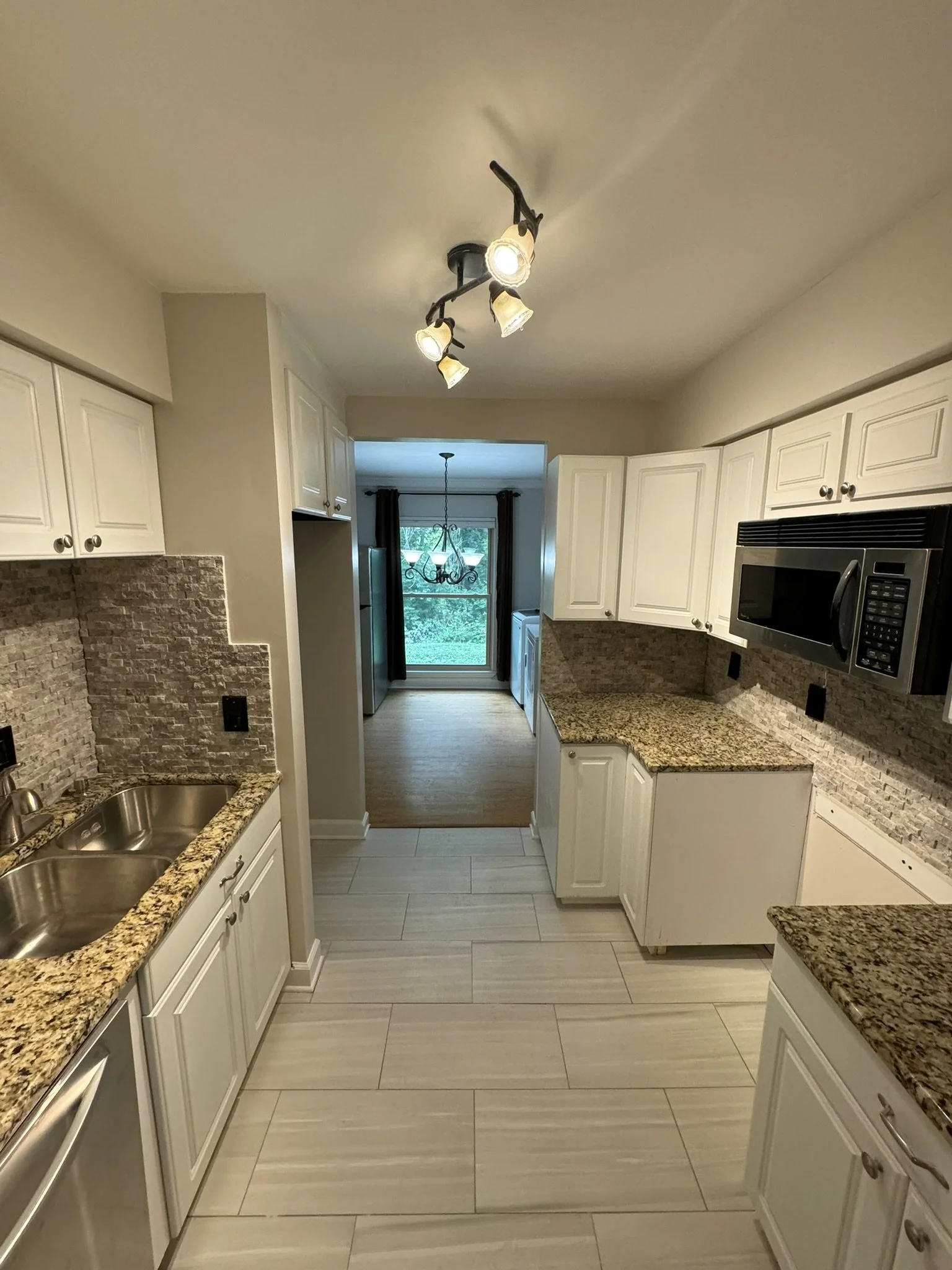 Kitchen upgrade - Backsplash, flooring, paint. 