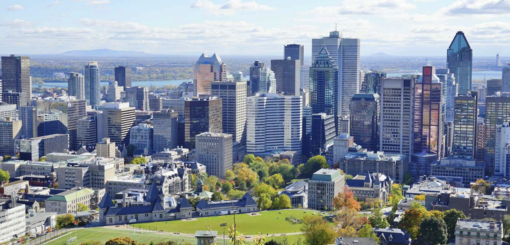 Montréal city skyline