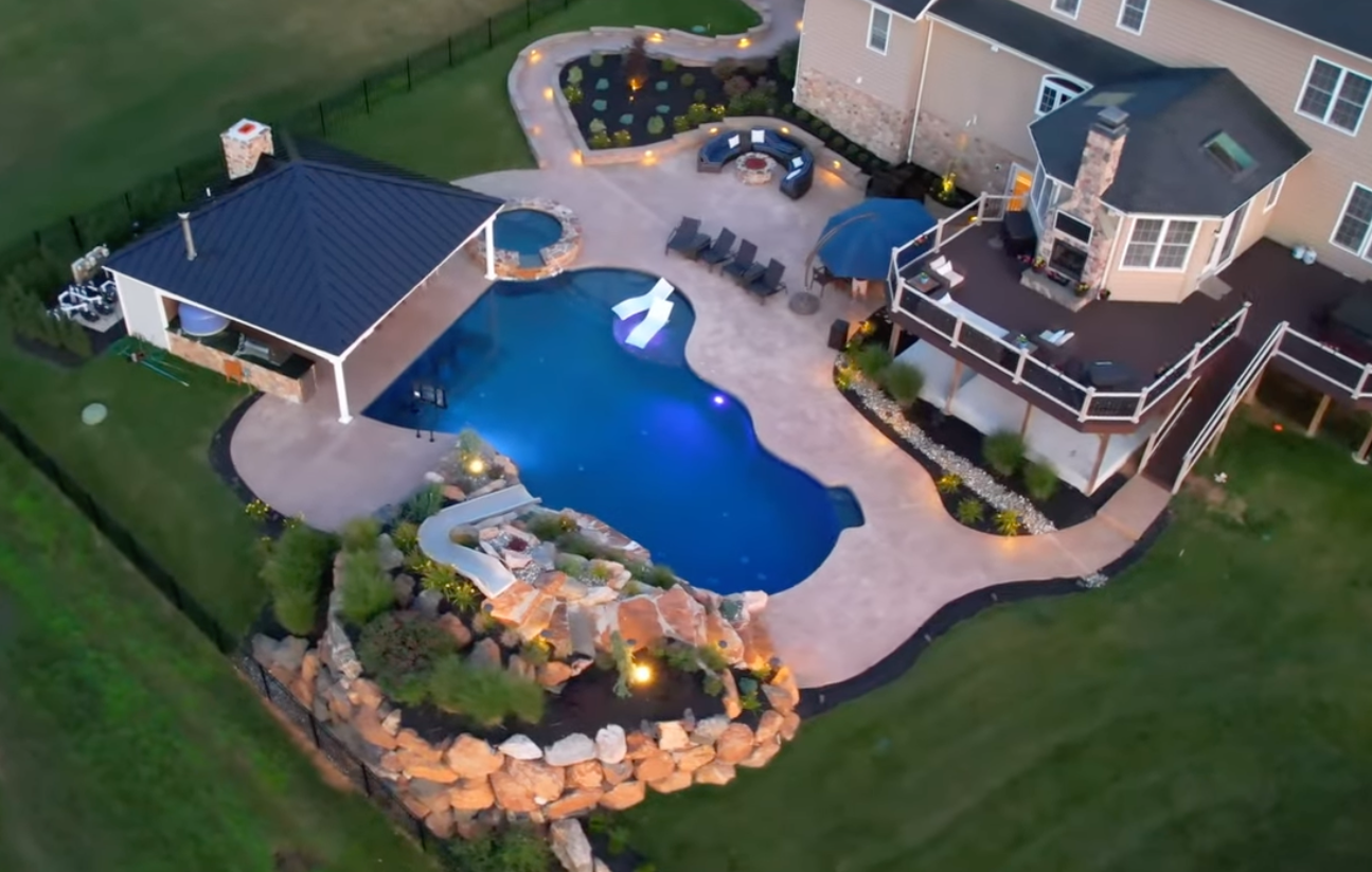 Luxury Pool House and Outdoor Kitchen in Phoenixville, PA