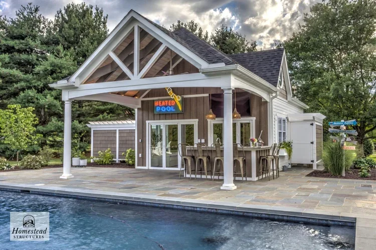 Luxury A-Frame Pool House in West Virginia
