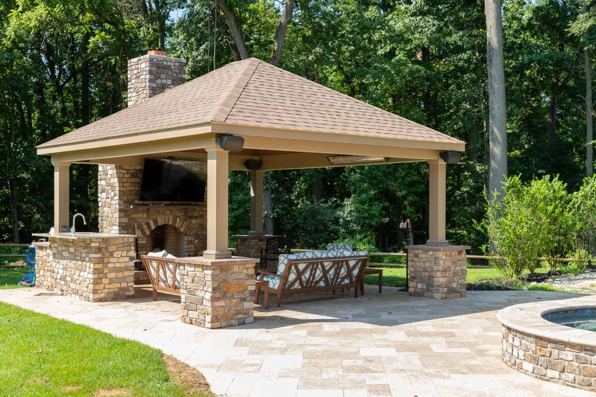 16x18 Vintage Series Hip Roof Pavilion