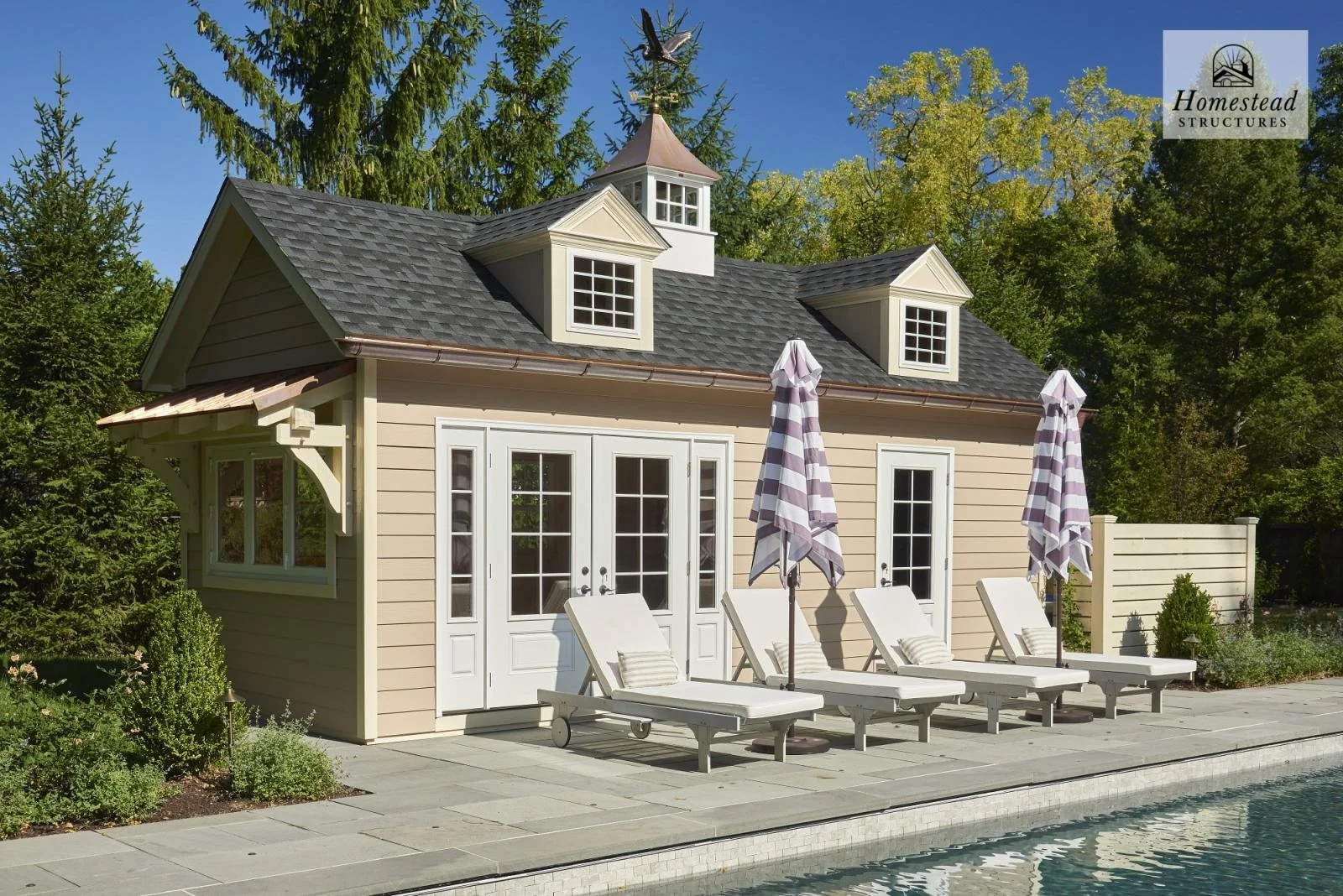 10x24 Century A-Frame Pool House