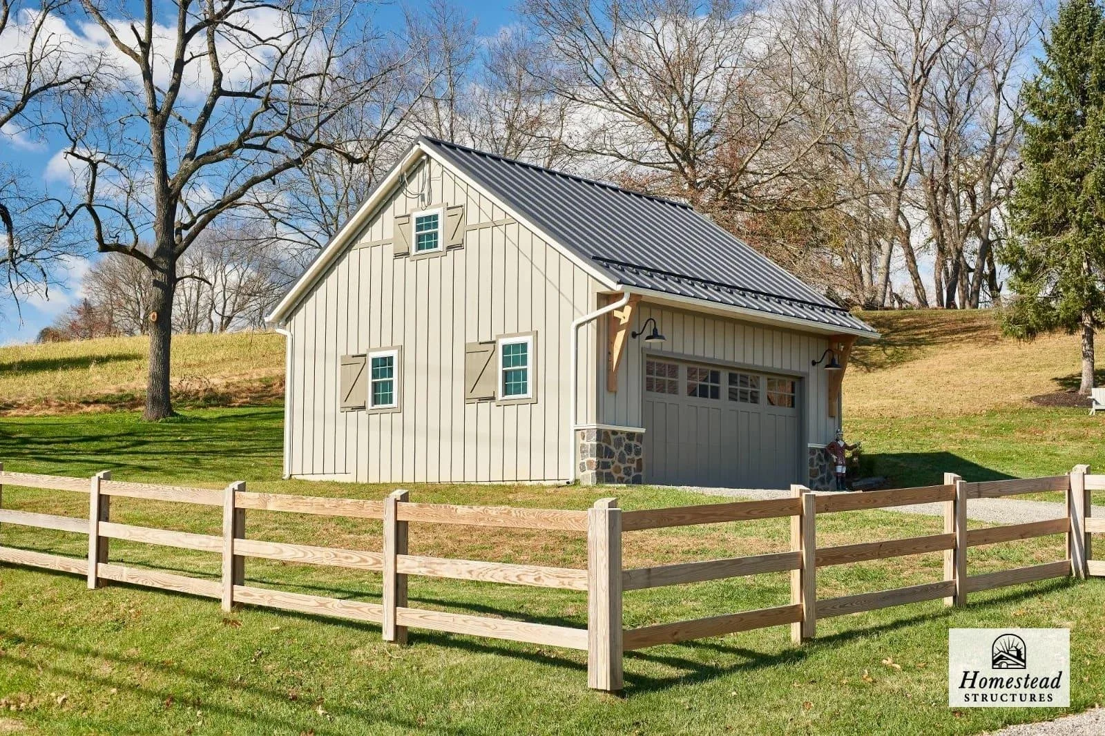 25x24 Classic A-Frame Truss Garage in Chadds Ford PA 9308 (20).jpeg