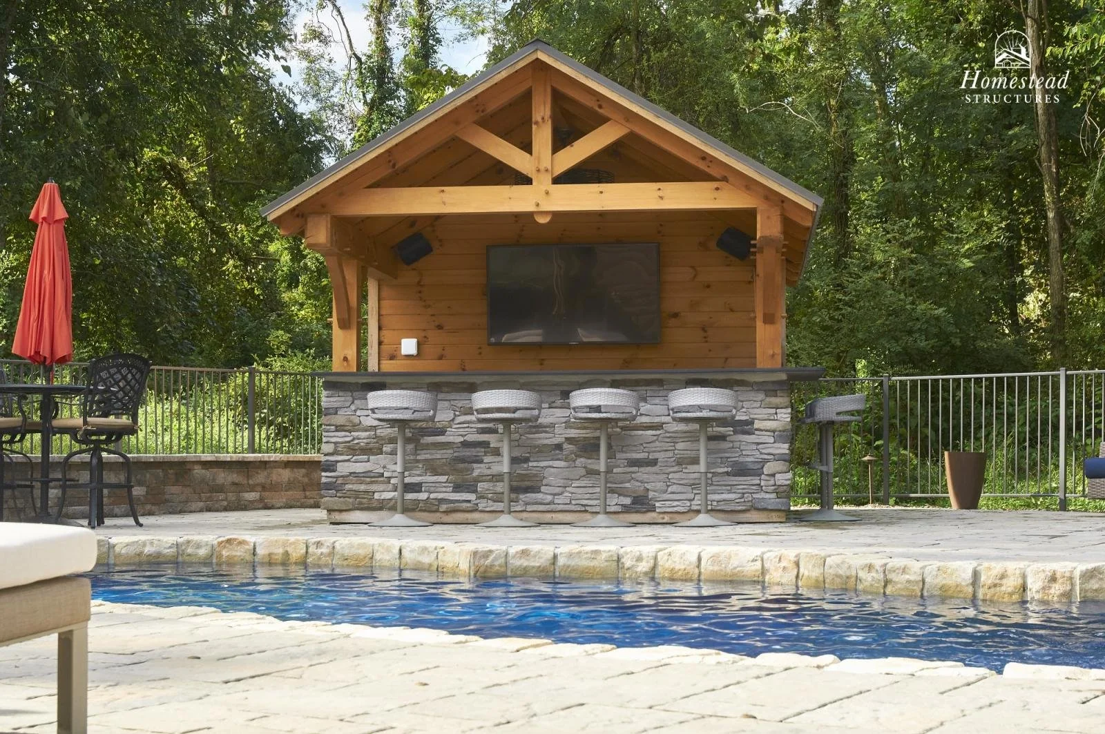 12x24 Siesta A-Frame Poolside Bar