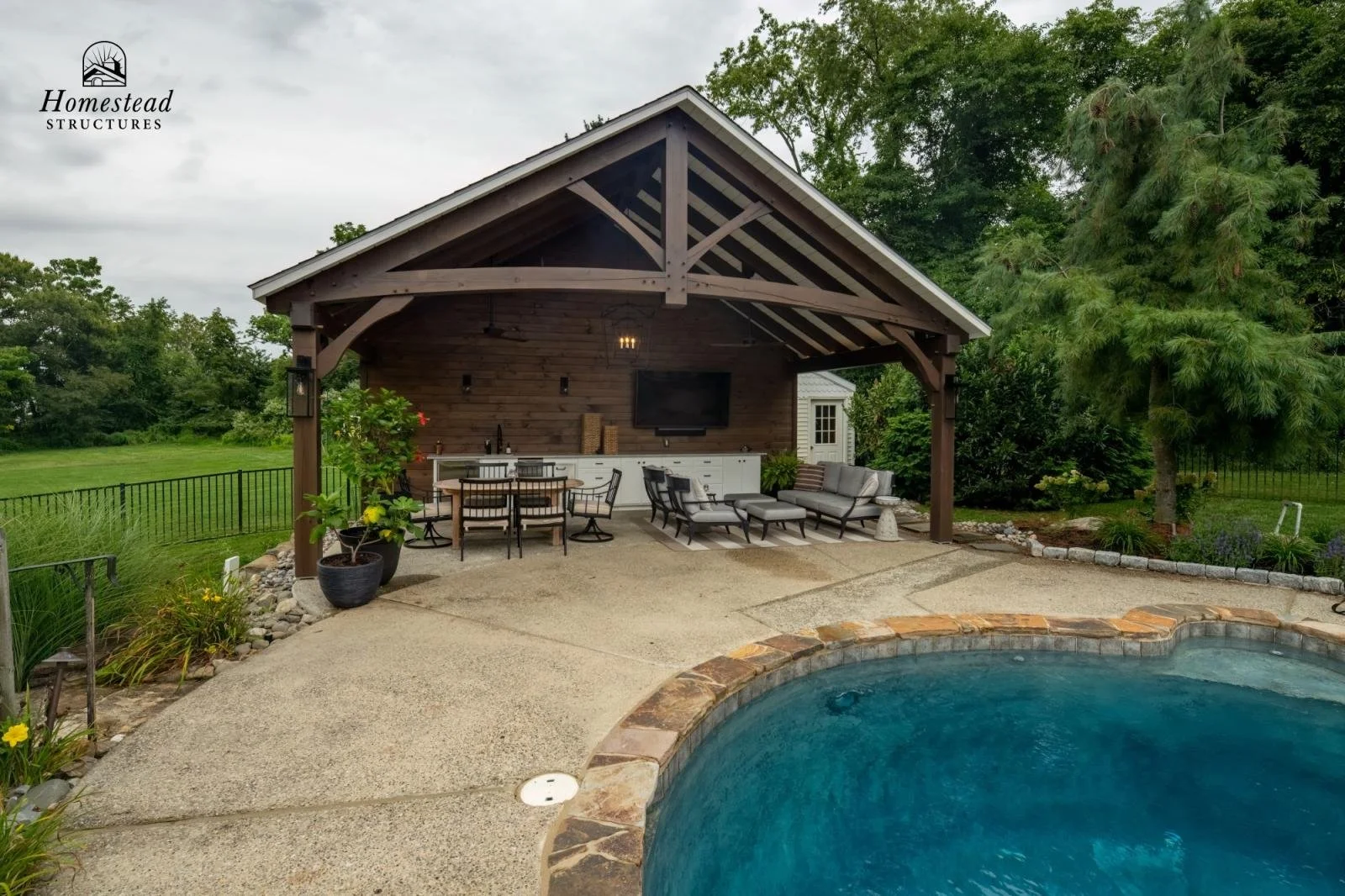 24x14 Timber Frame Belmar Pavilion