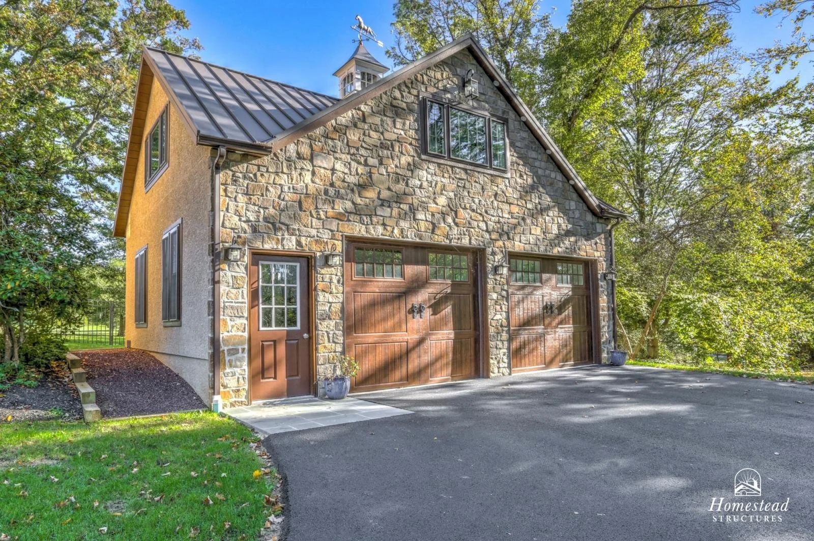 24x30 classic A-Frame Truss Roof Garage