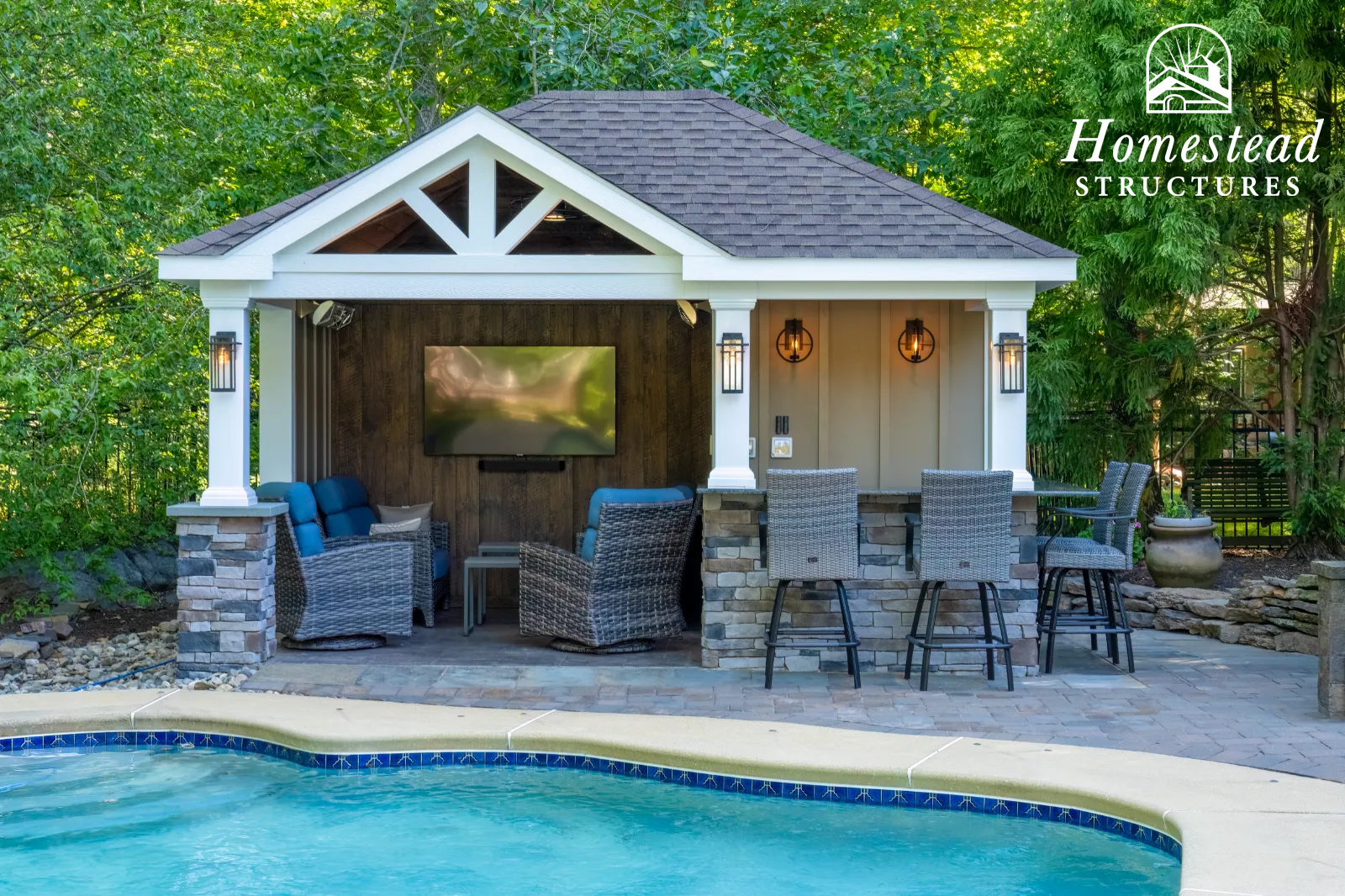 12x16 Avalon Pool House