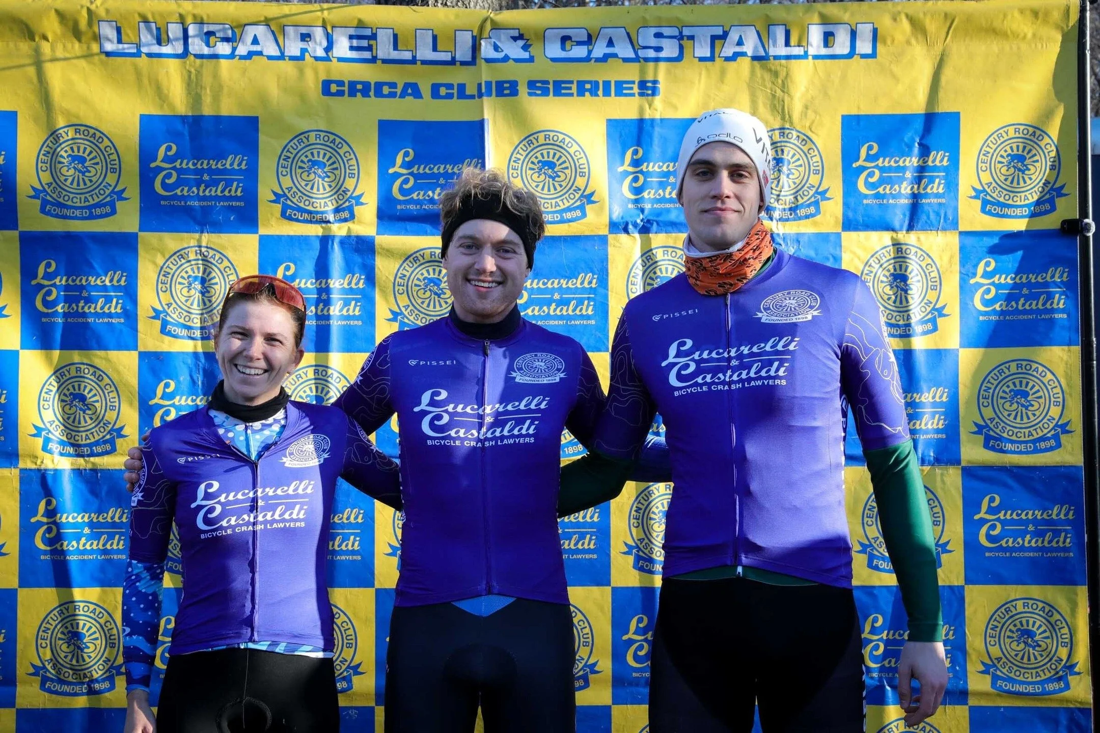 Our first set of series leaders has been crowned! You'll find them racing in the iconic blue/purple jerseys with a @lucarelliandcastaldi logo.

The CRCA club series is really unimaginable without the support of Tom Lucarelli &amp; Phil Castaldi&mdash