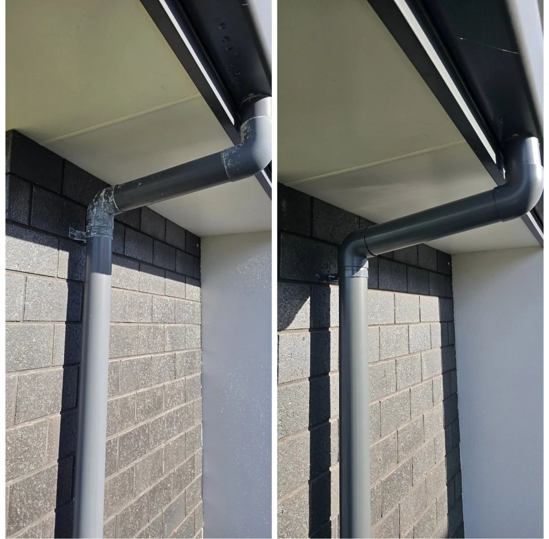 Metal steel rust Downpipe and Spouting Replacement drainage corroded colorsteel rainwater repair
