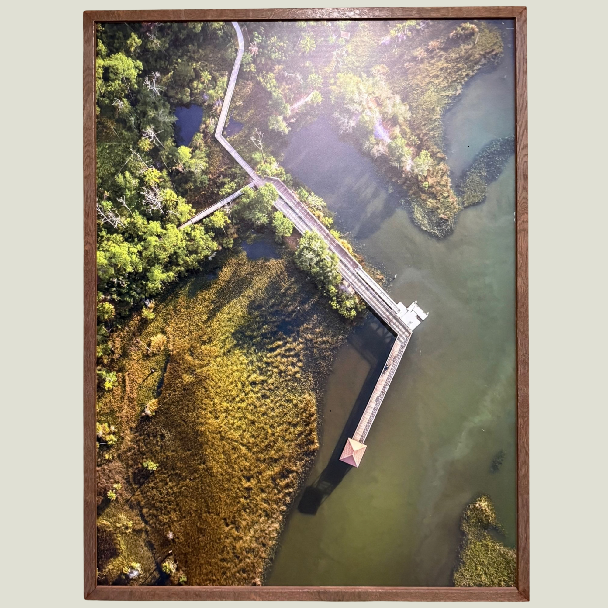 Aerial View of Dock - Tom Schifanella (Photograph on ACM)