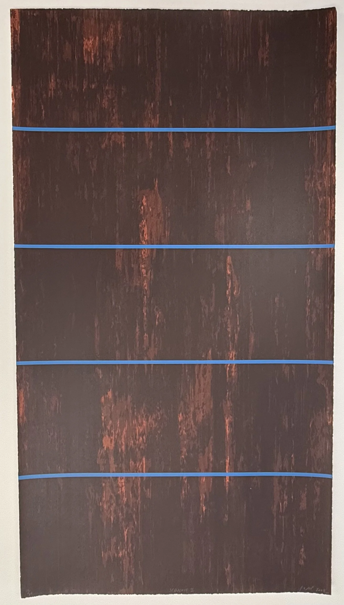 Contemporary Abstract Expressionist Silkscreen Print by Joe Segal | Sequence 1