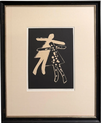 Abstract Impressionist Artist Proof Print on Paper by Laurence Scholder