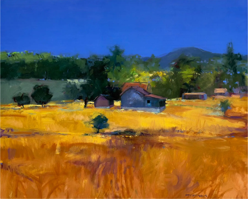 Contemporary Impressionist Pastoral Virginia Landscape | Framed Print