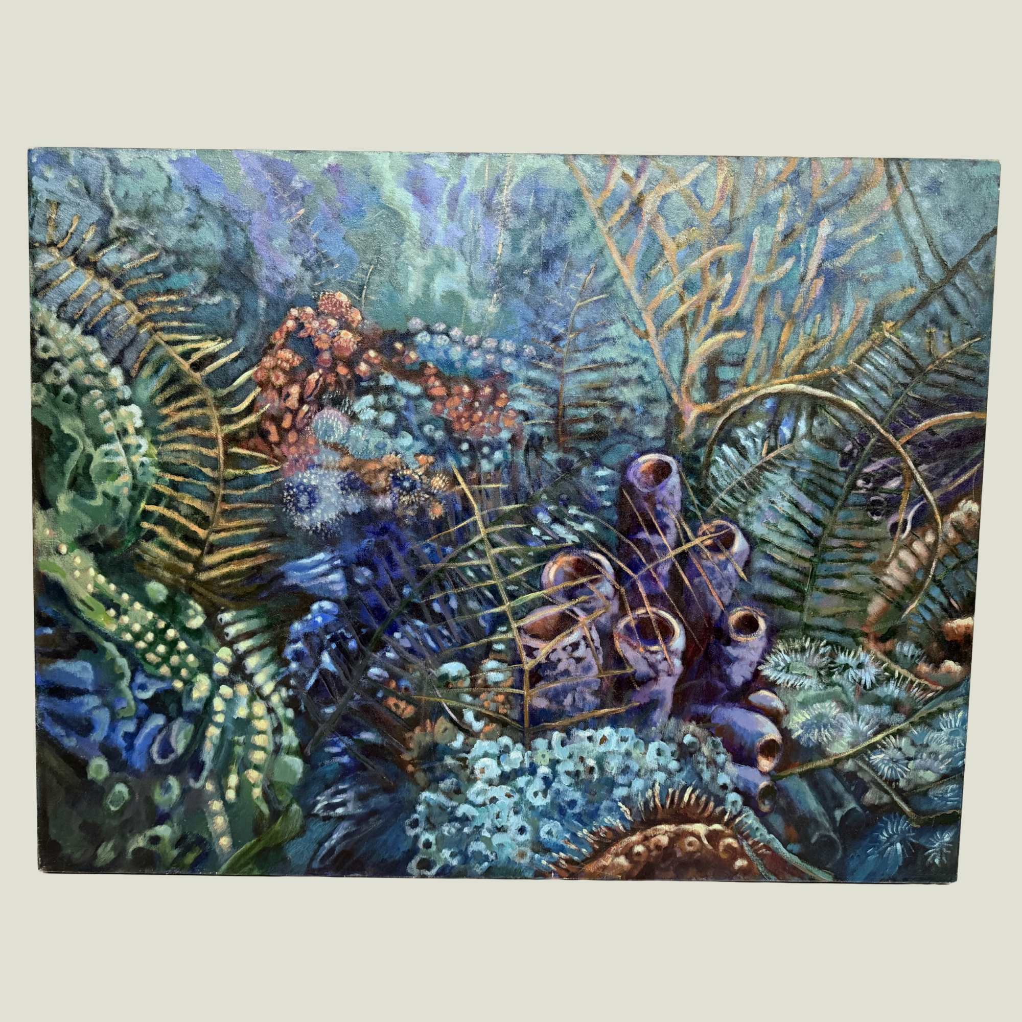 Undersea Landscape - Louise Freshman Brown (Acrylic Painting on Canvas)