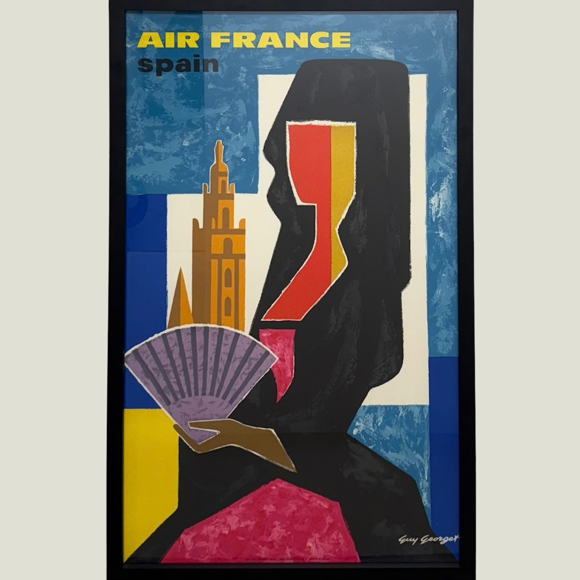 Air France: Spain - Guy Georget (Vintage Travel Poster)