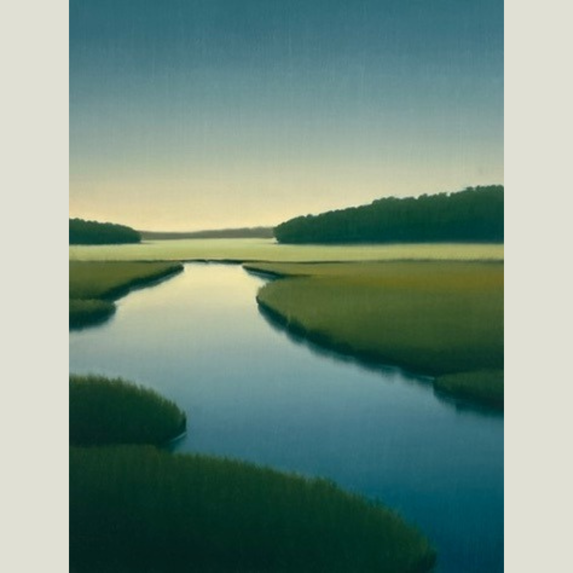 Marsh Inlet - Jacob Cooley (Giclée on Paper)