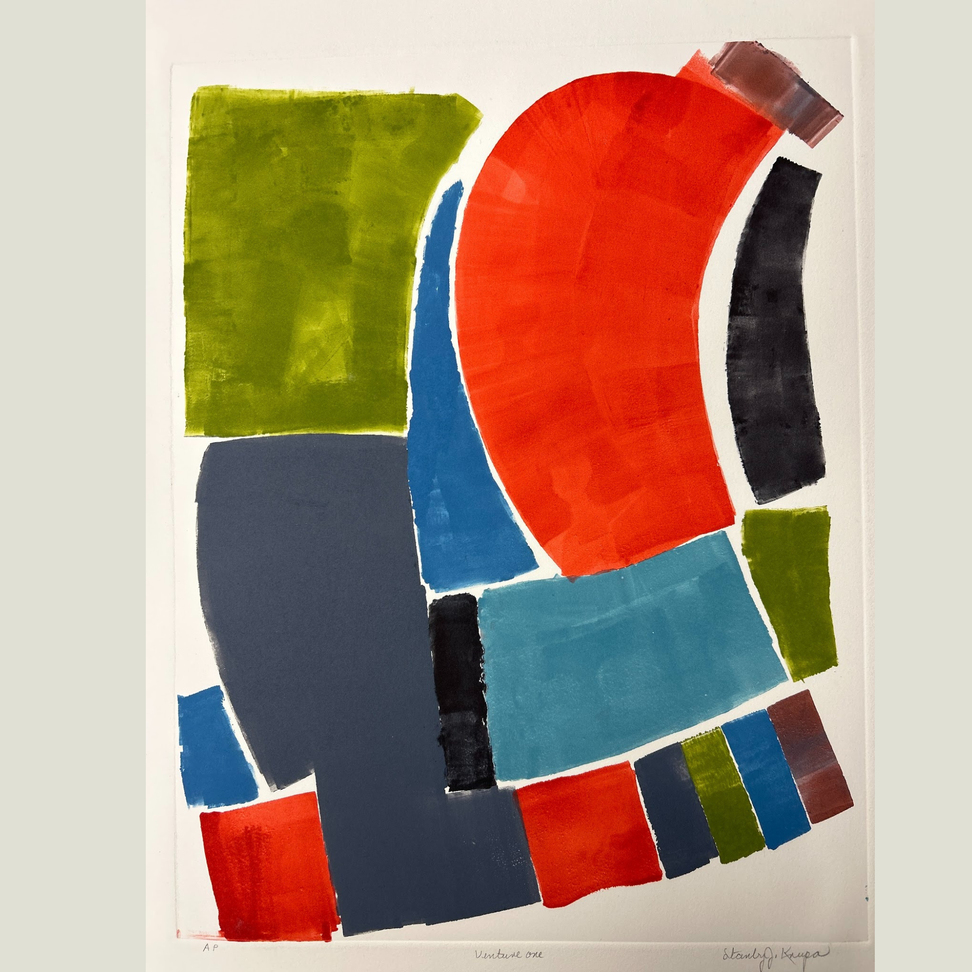 Venture One - Stanley J. Krupa (Silkscreen Print)