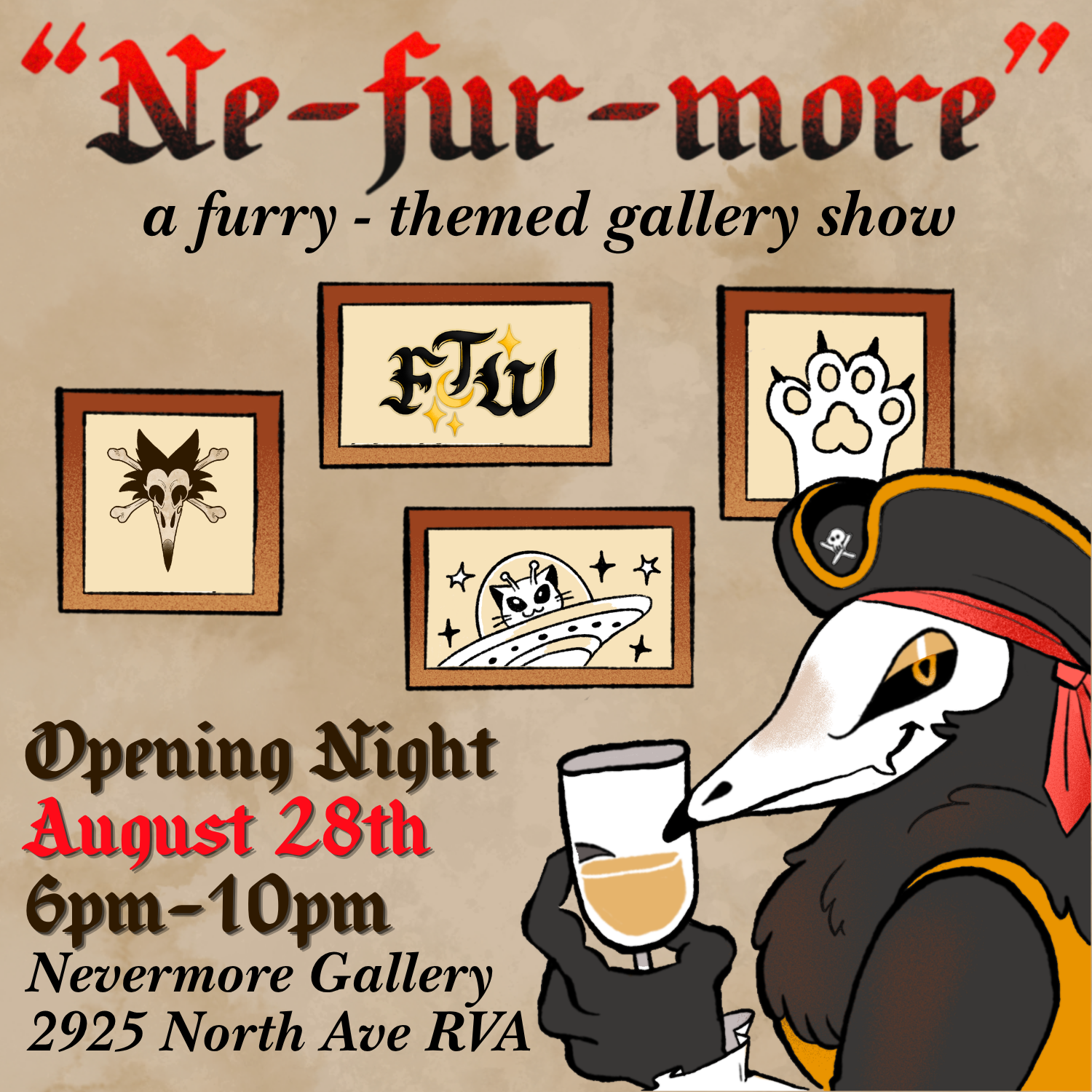 “Ne-fur-more:” A Furry Gallery Show