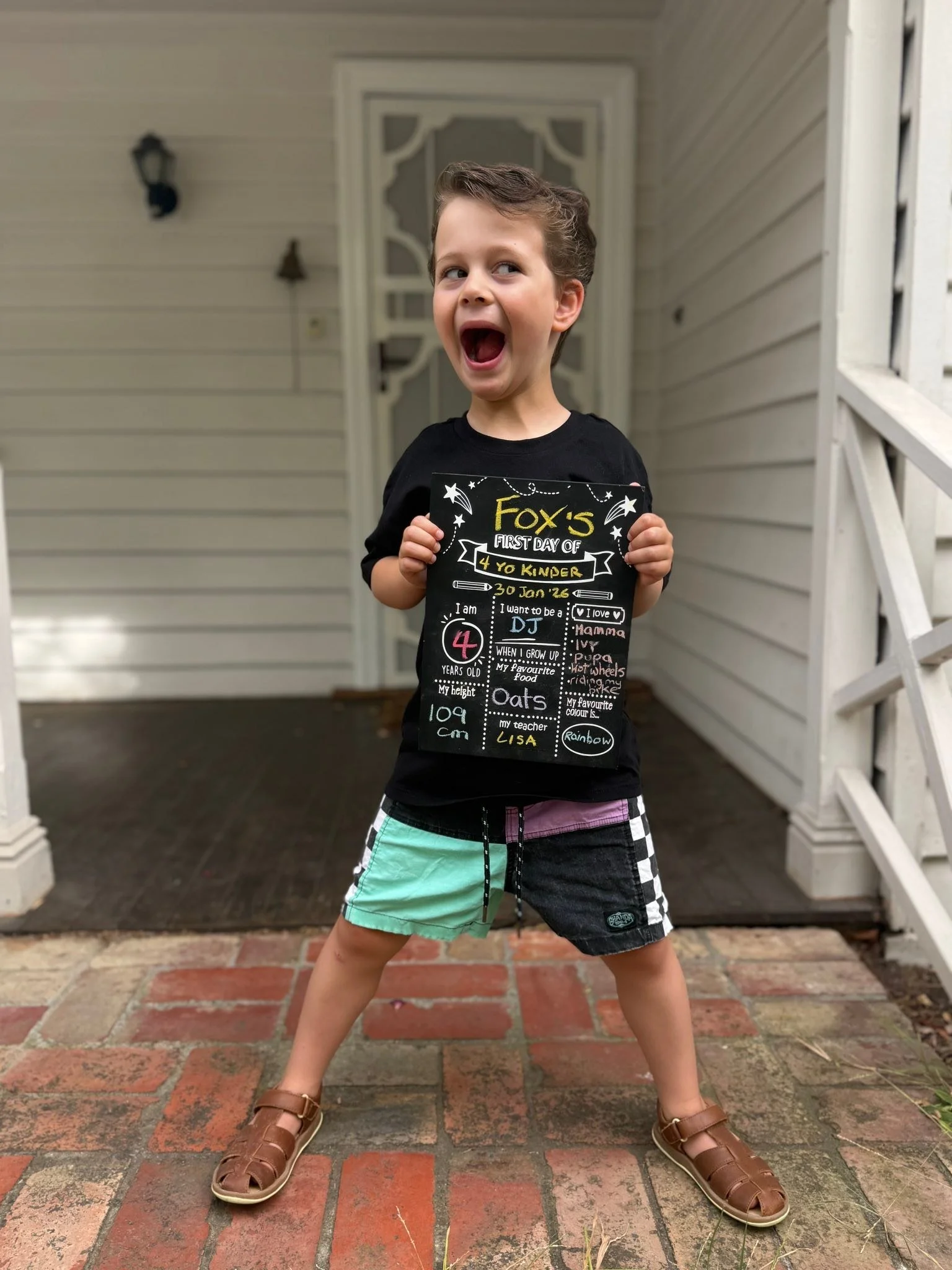 Today it was my lil mate&rsquo;s turn! Get it, Fox, you funny boy.