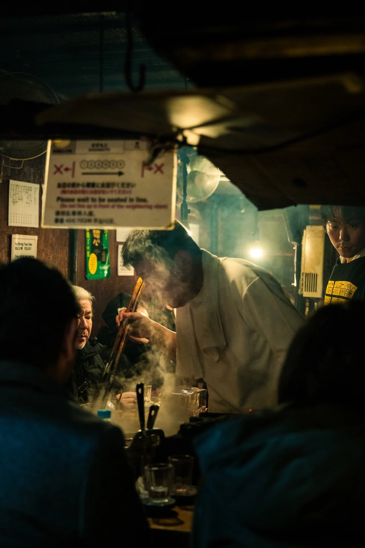 Tokyo street photography at night