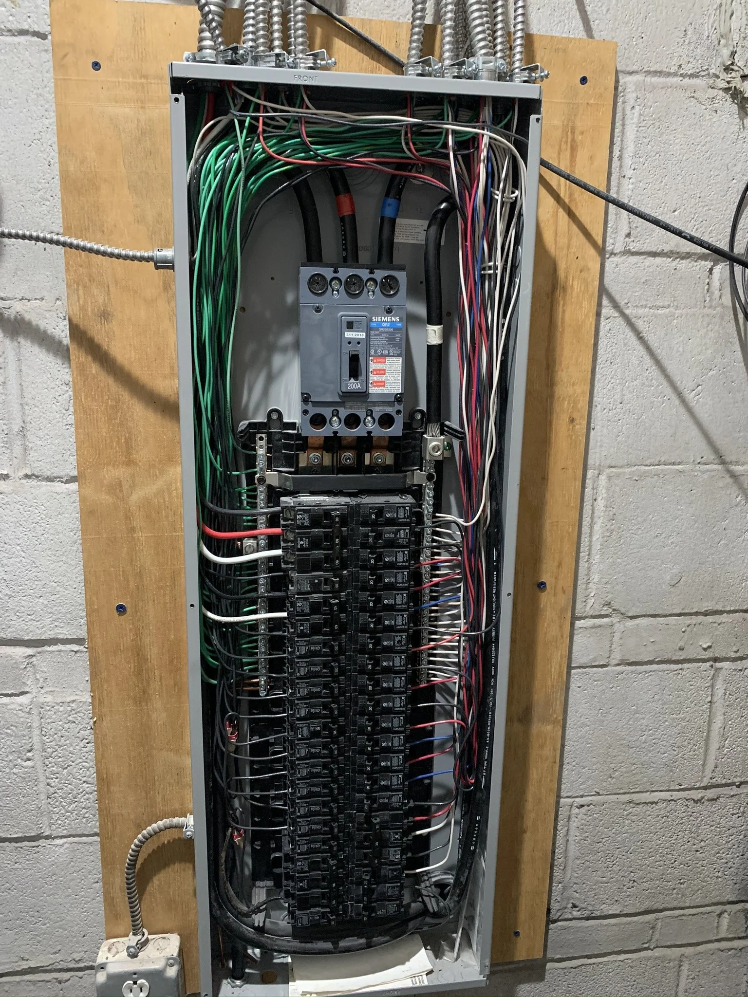 3-Phase Electrical Service Panel