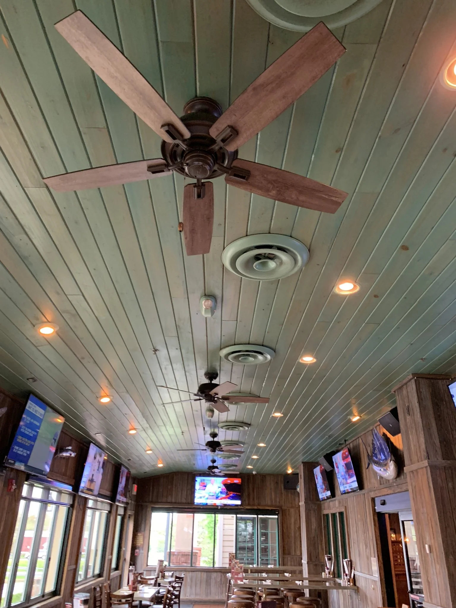Ceiling Fan Installed-Restaurant 