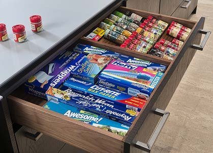 Walnut Storage and Spice Drawer