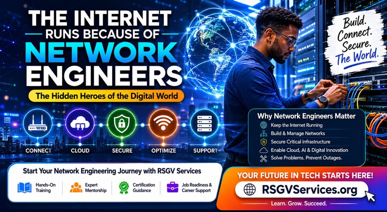 The Internet Runs Because of Network Engineers.The Hidden Heroes Powering the Digital World — And How You Can Become One in 2026