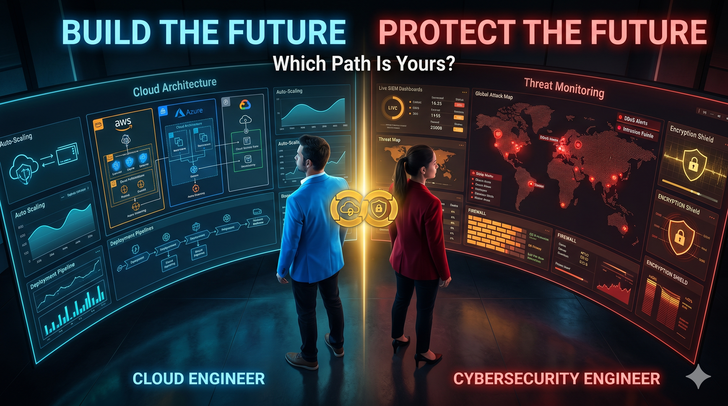 Cloud Engineer or Cybersecurity Engineer: Which Career Would You Choose?Understanding Two of the Most In-Demand Technology Careers in the Modern Workforce