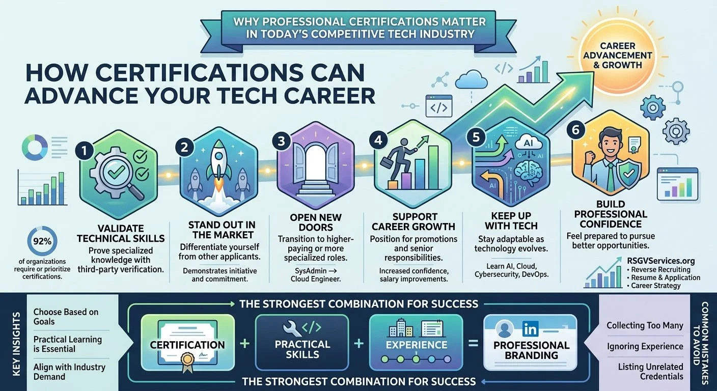 HOW CERTIFICATIONS CAN ADVANCE YOUR TECH CAREER