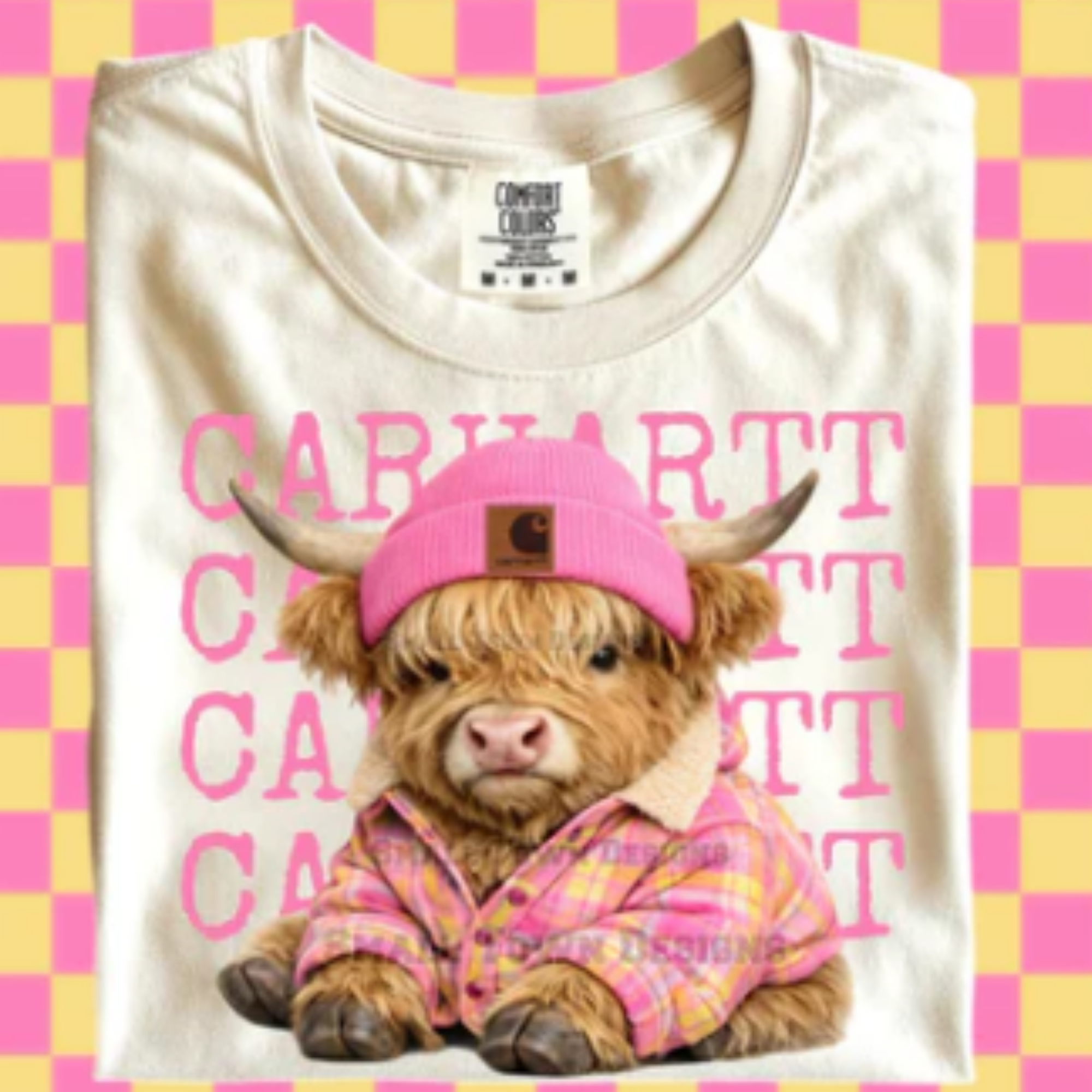 Carhartt highland cow pink.png