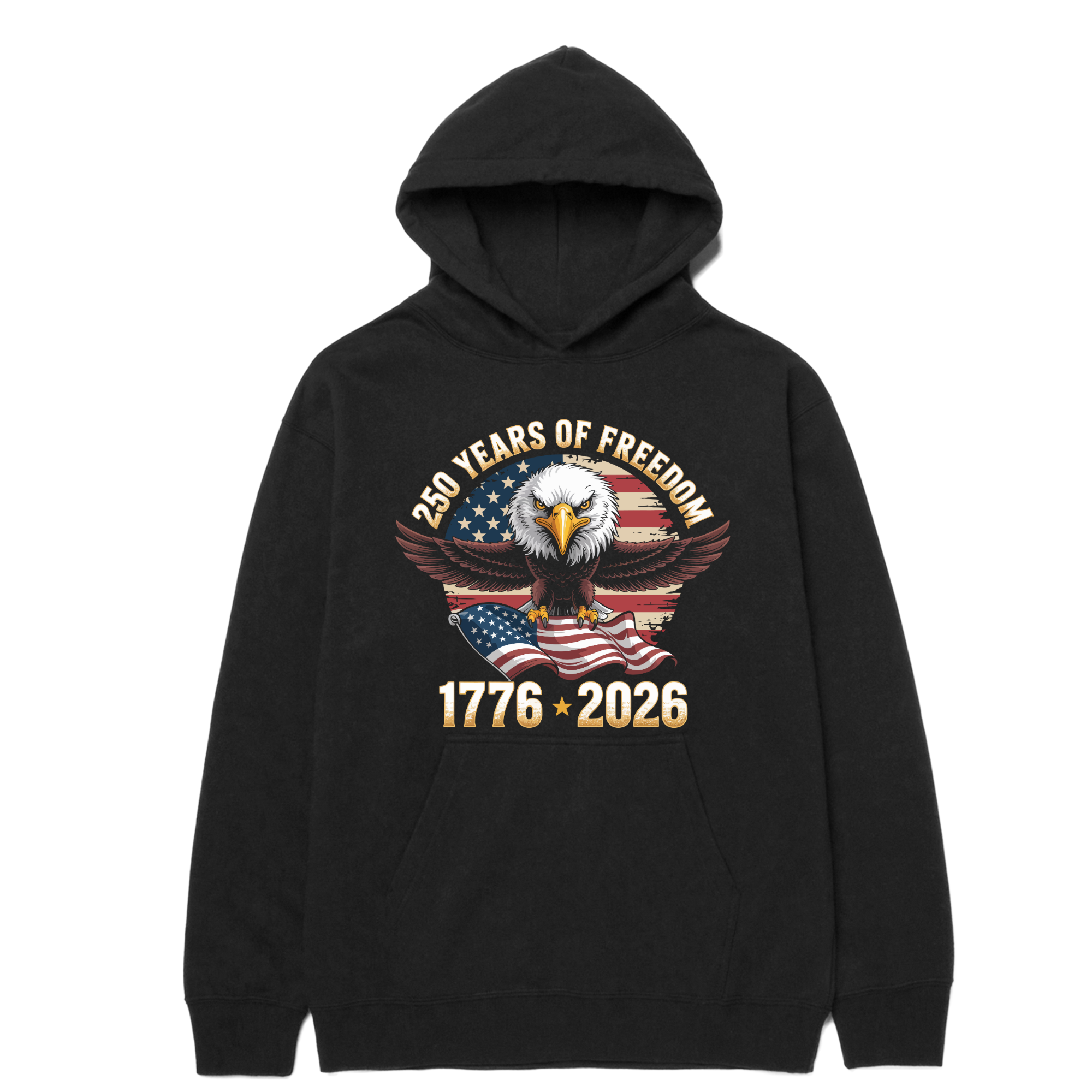 Eagle & Flag 250 Years Hoodie