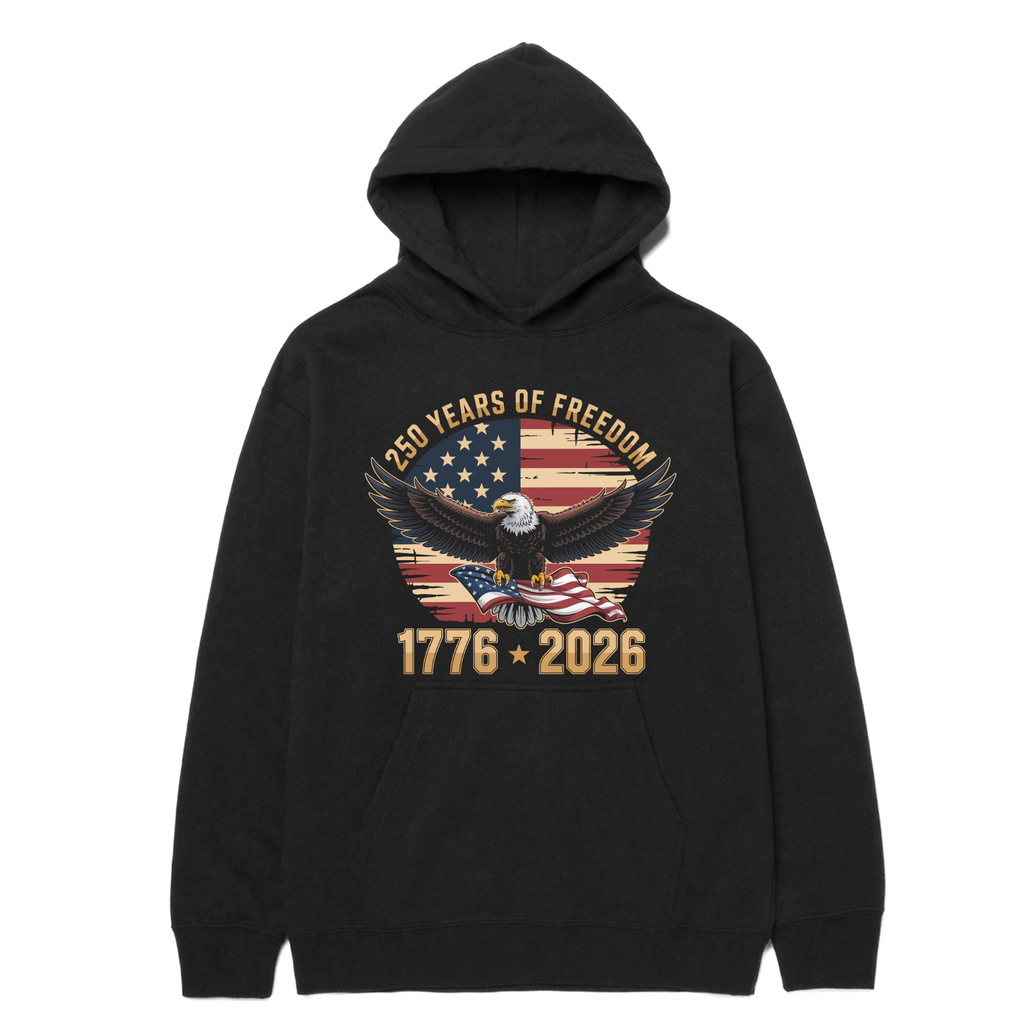 1776-2026 Freedom Eagle Hoodie