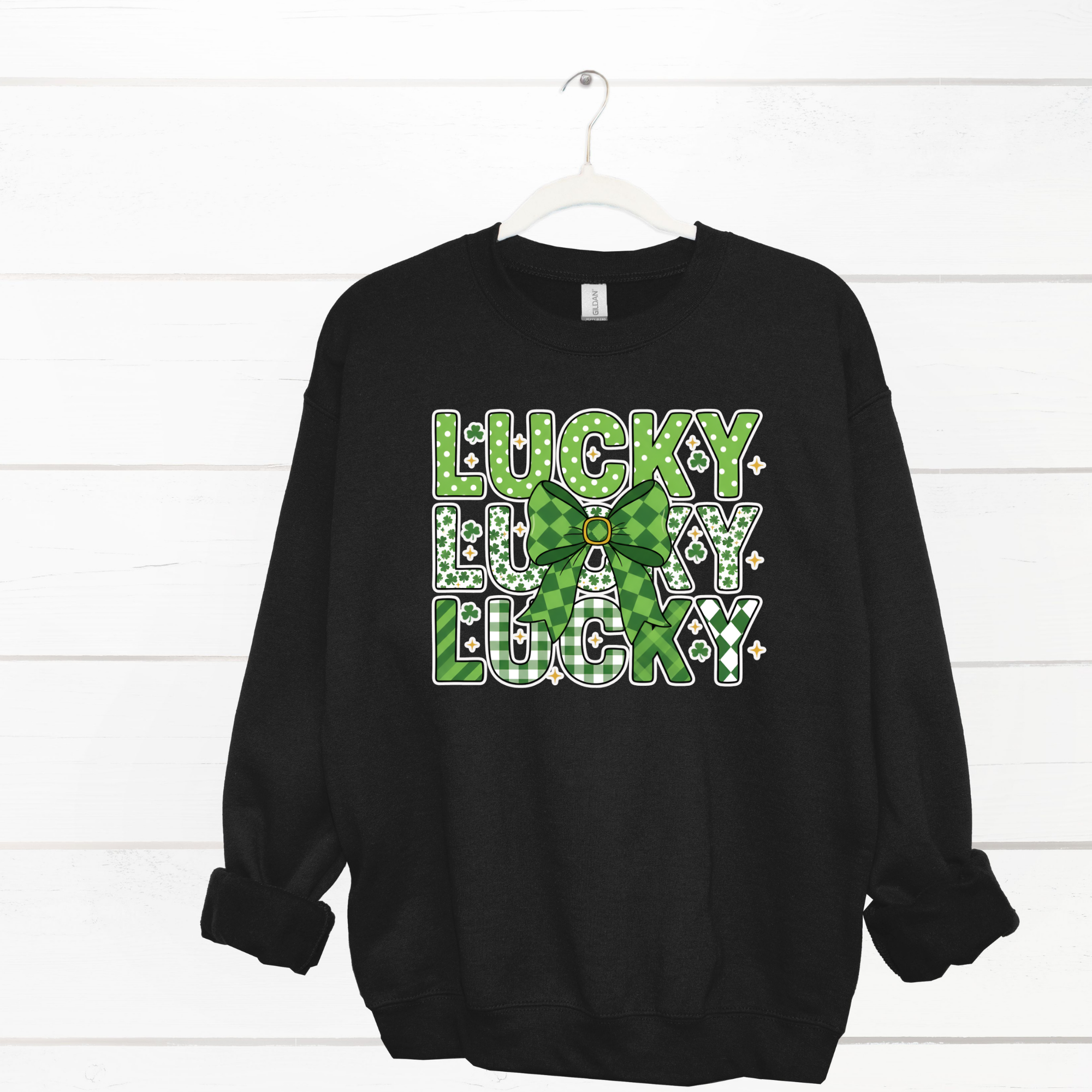 Lucky Bow St Patrick's Sweatshirt