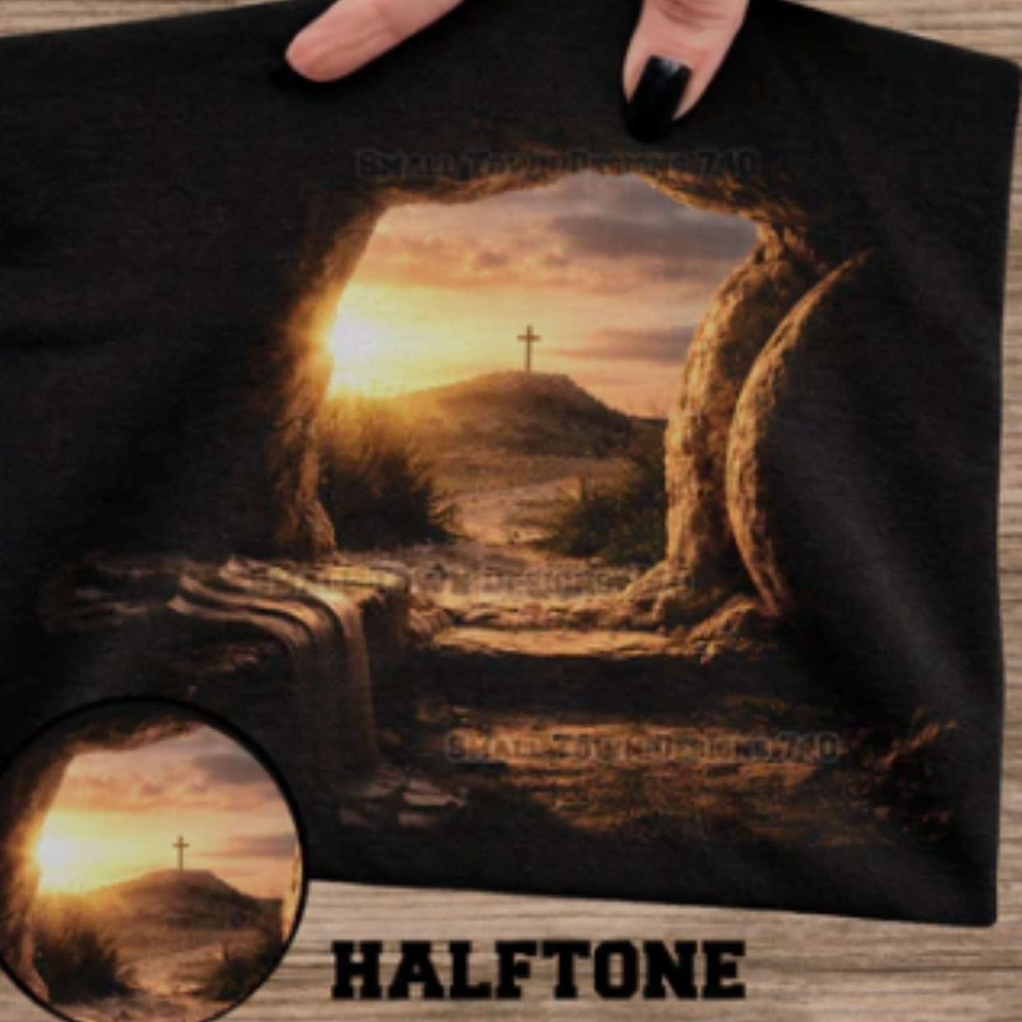 Cave and Cross sunset Halftone.png