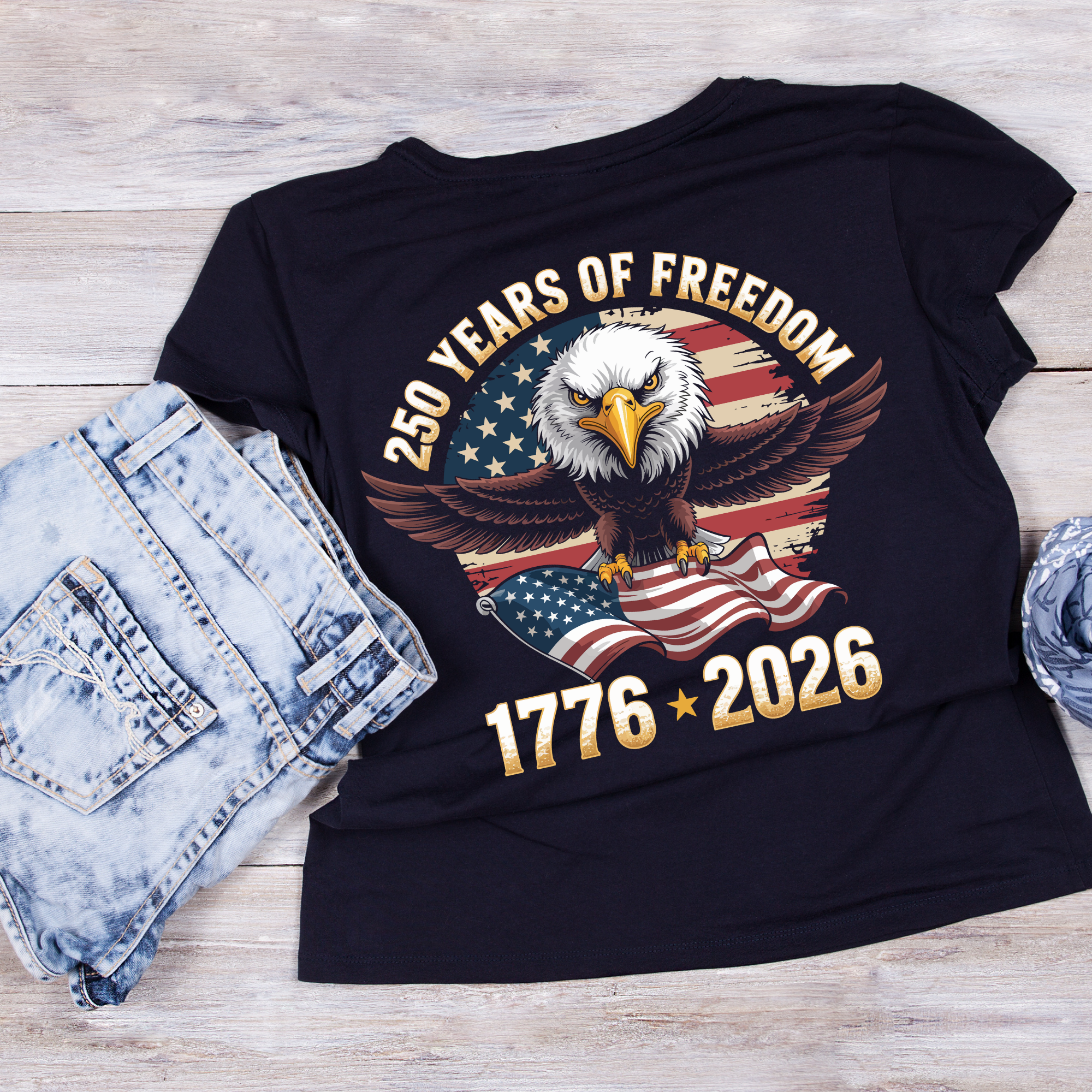 Eagle & Flag 250 years.png
