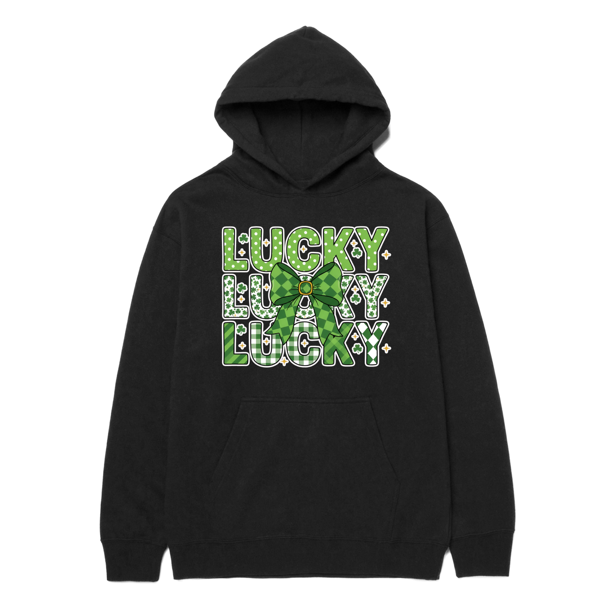 Lucky Bow St Patrick's Hoodie