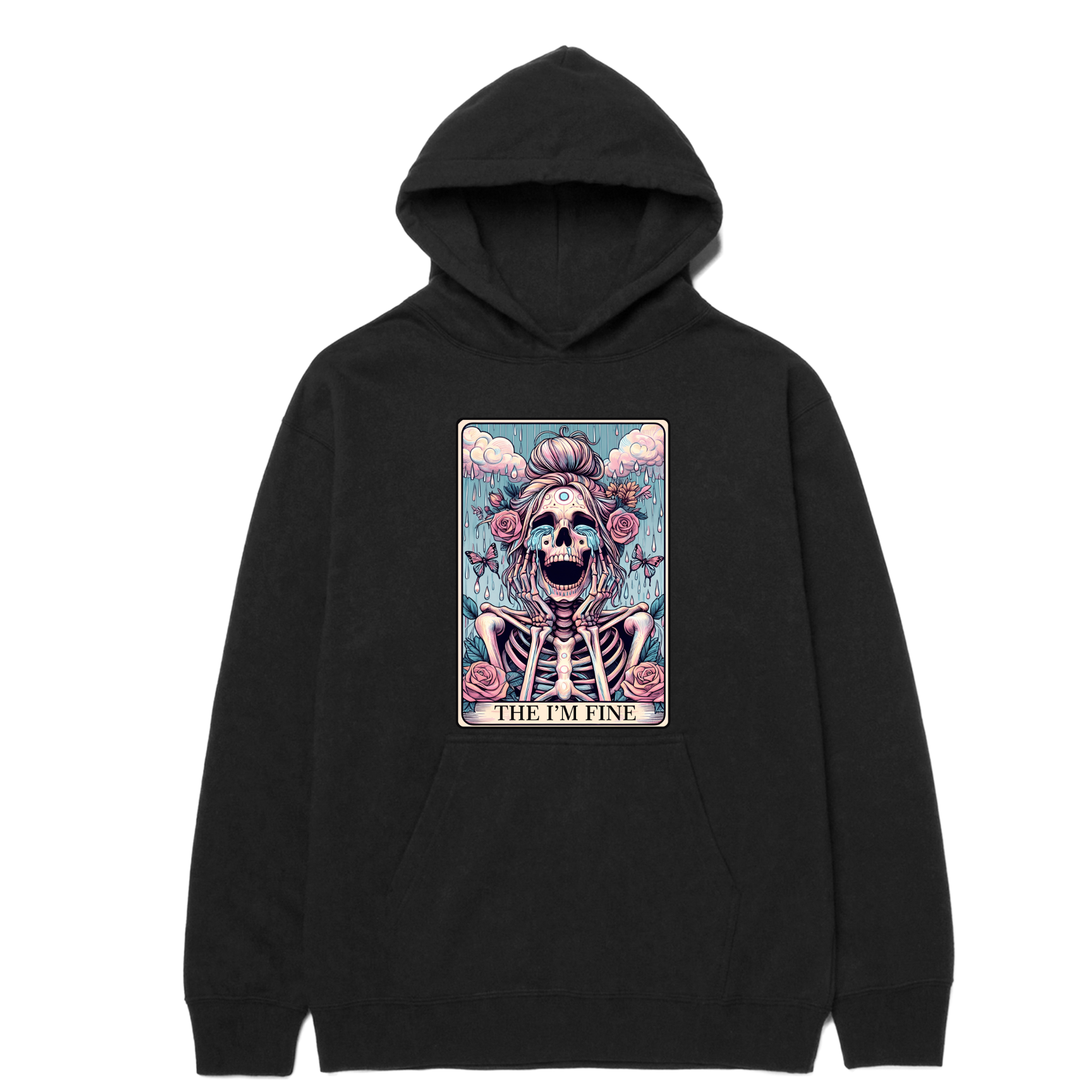 I'm Fine Skeleton Hoodie
